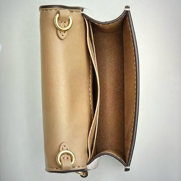 π©· COACH BOXED MINI WALLET ON A CHAIN IN SIGNATURE CANVAS WITH HEART PRINT π©· - Picture 15 of 16